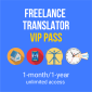Freelance Translator VIP Pass